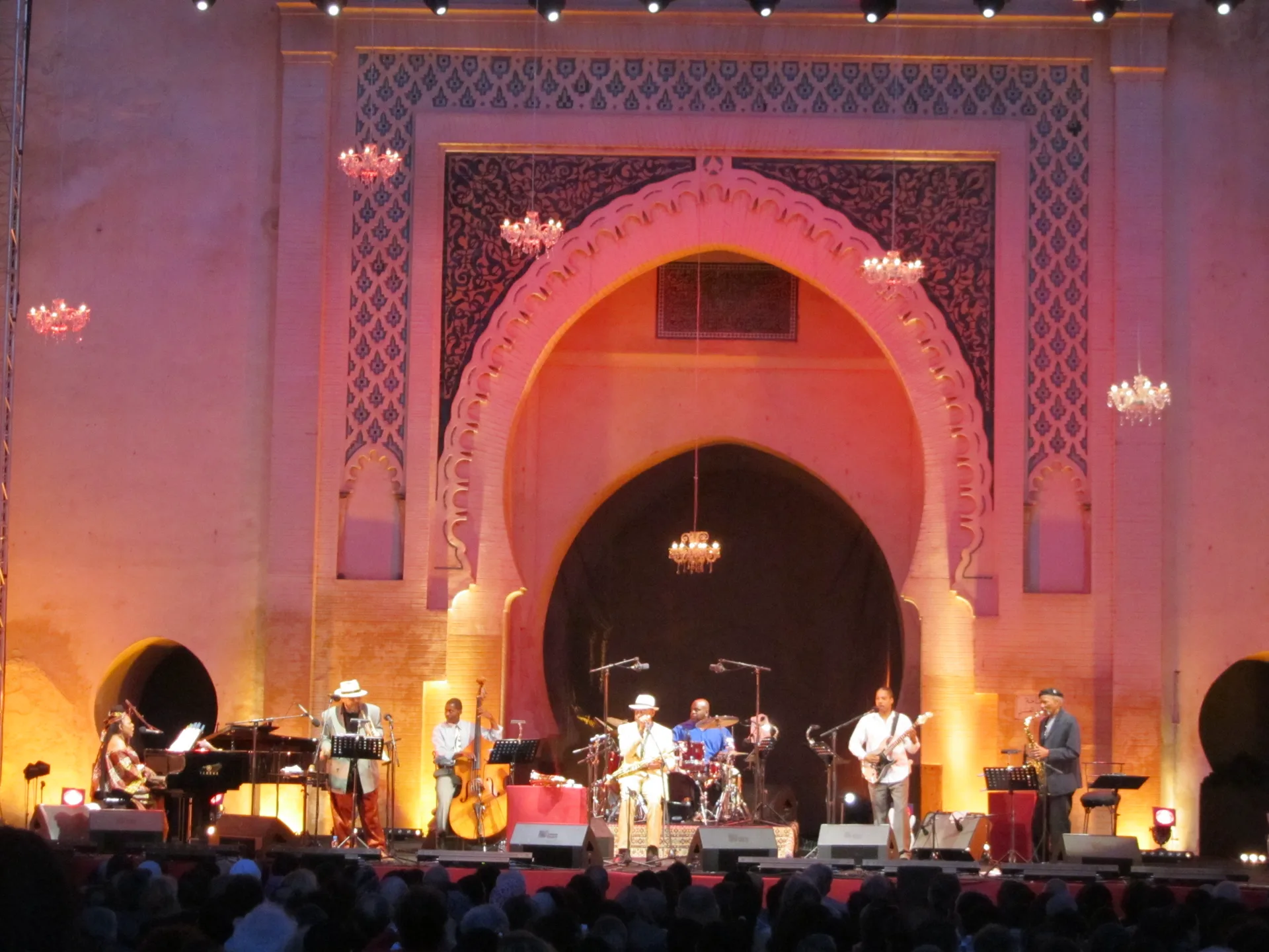 Saxophonist Archie Shepp performing at the Fes Festival of World Sacred Music