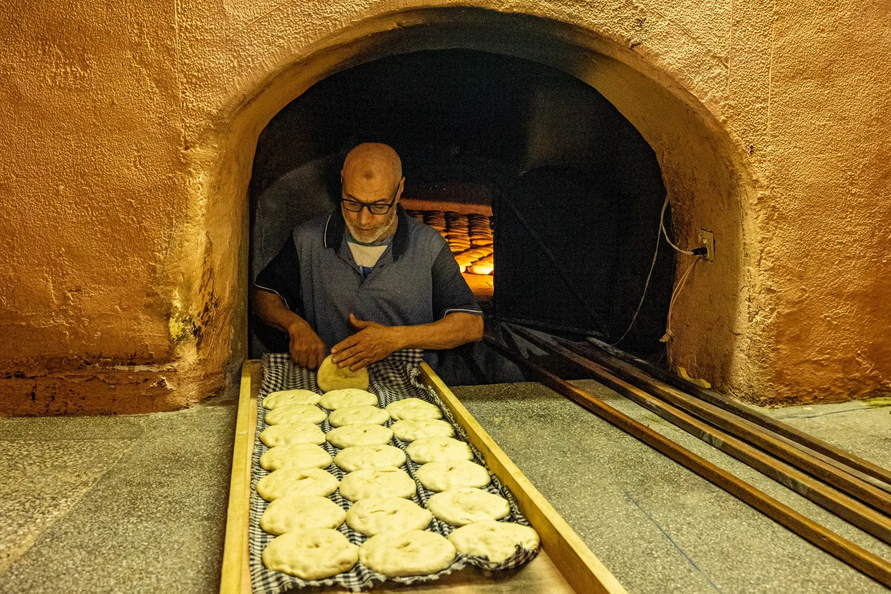 Traditional Moroccan bread prepared during a private Marrakech cooking class